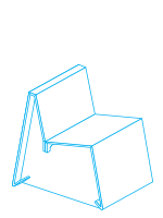 Custom Cardboard Printing Ettore Adult Chair